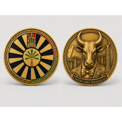 COIN ZÉBU GENTELMAN (DORÉ)
